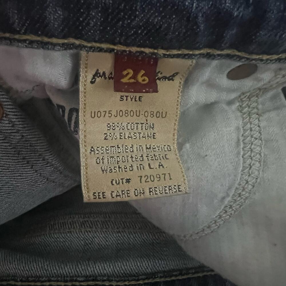7FAM | Bootcut Jeans | Vintage Y2K Millennial Flared | Women’s Size 26 - Picture 6 of 9